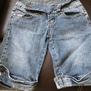 Denim shorts
